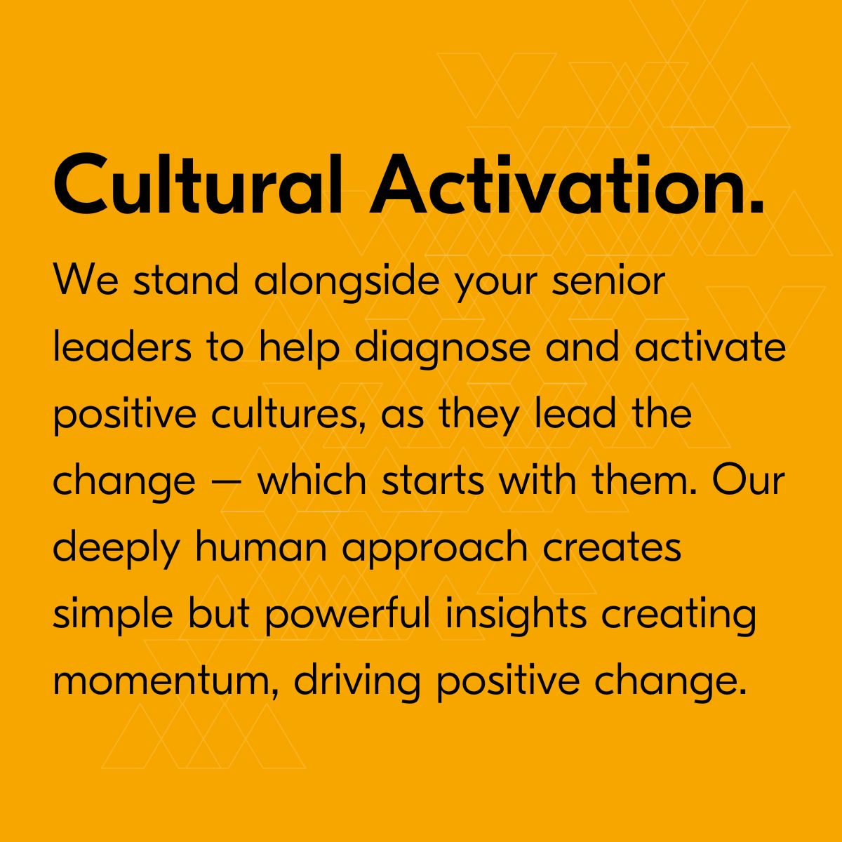 Cultural Activation